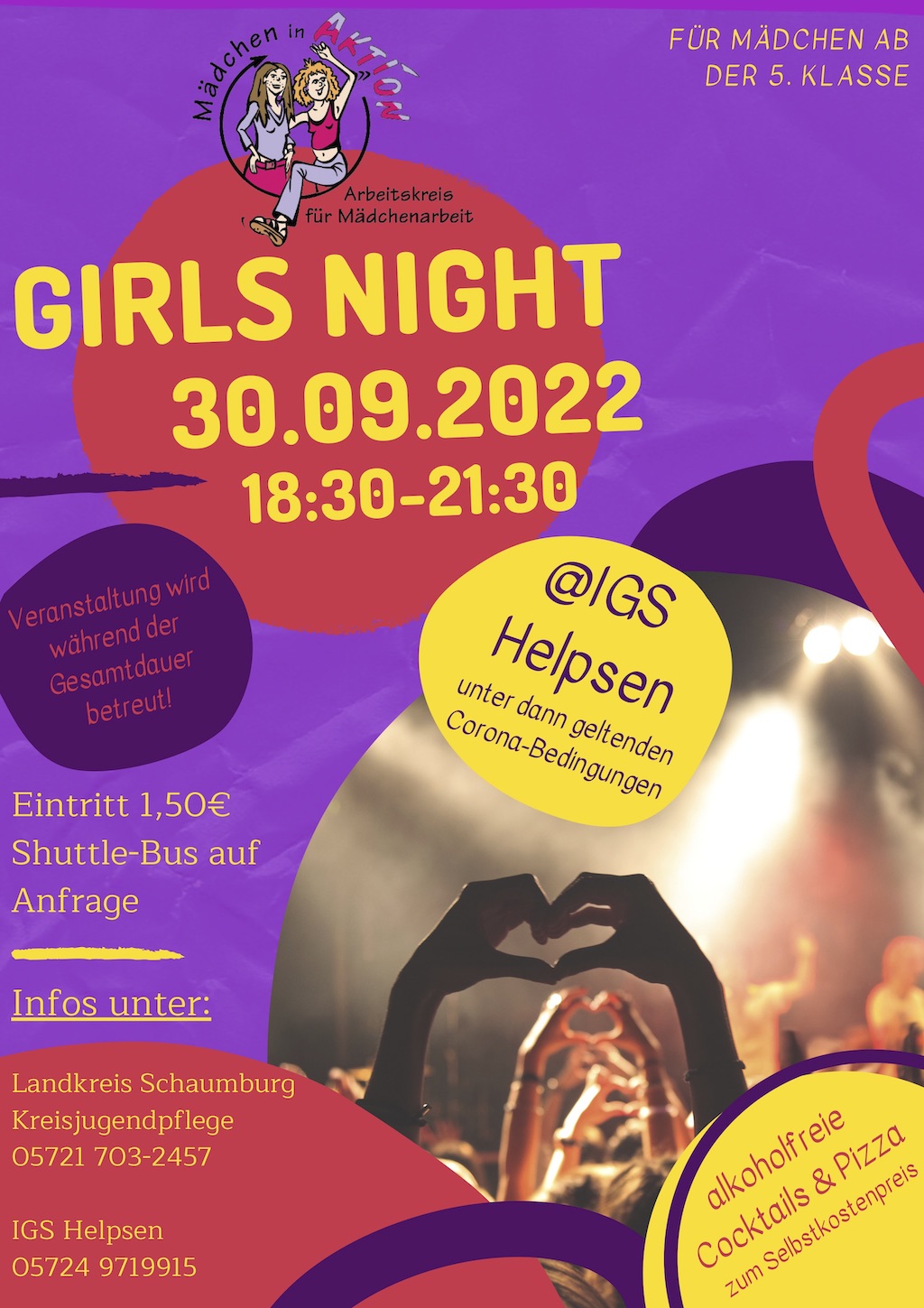 Plakat Girls Night 30.09.2022